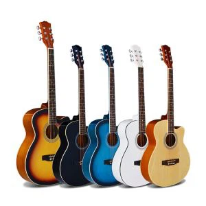 Akustická gitara z oceľových strún pre začiatočníkov