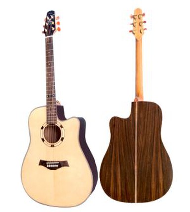 41 palcová smreková akustická gitara